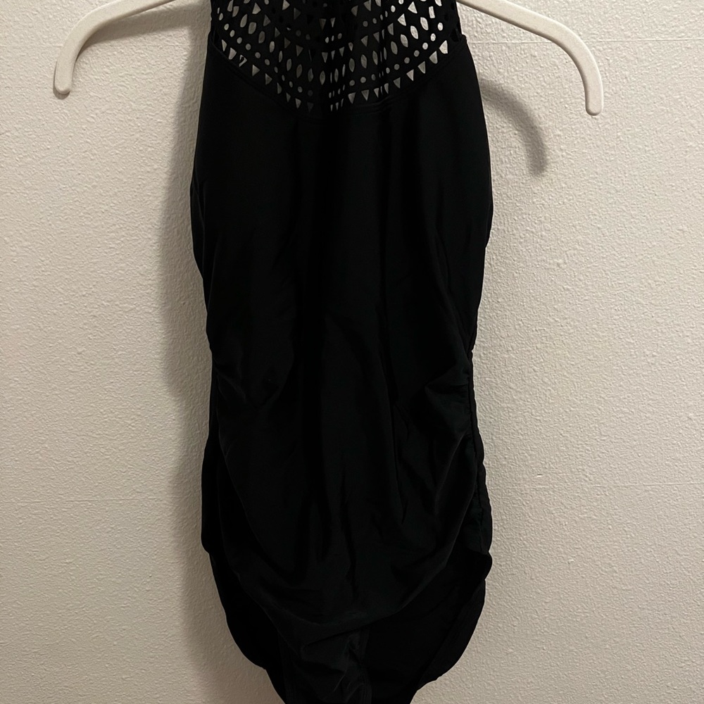 Merona Black One-Piece Swimsuit